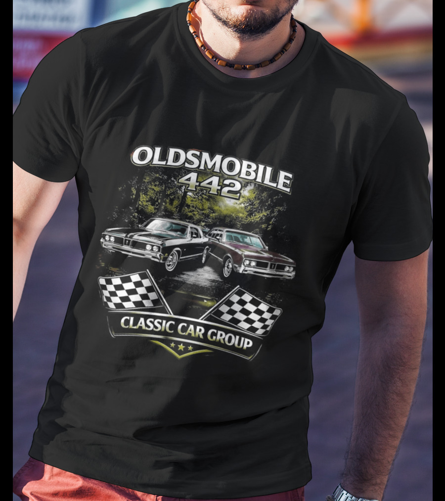Oldsmobile 442 Muscle Car Sport Coupe Classic 1969 Vintage American Auto T-Shirt