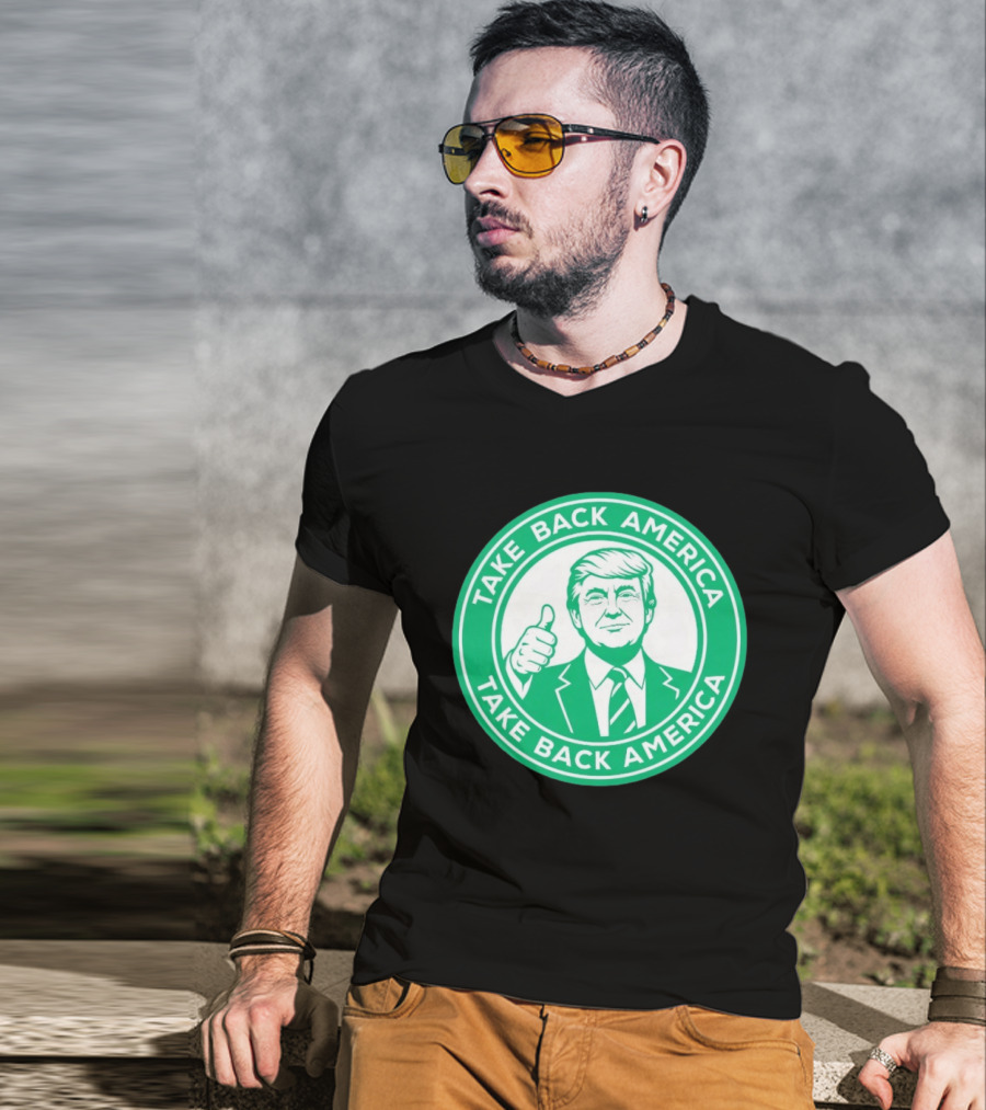 Take Back America Trump Thumb Up Seal T-Shirt