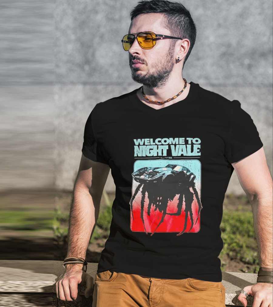 Welcome To Night Vale Live Giant Spider UFO T-Shirt