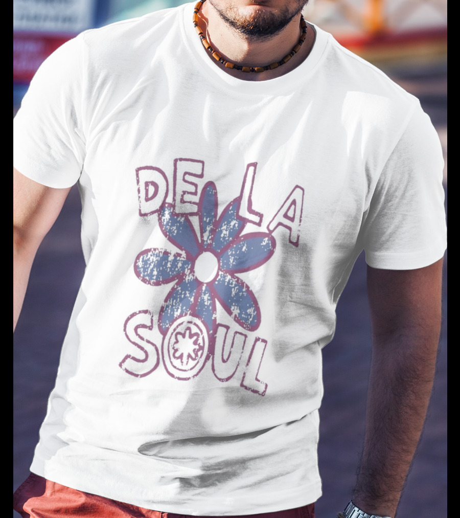 De La Soul Flower 2026 Lostshdws Collaboration T-Shirt