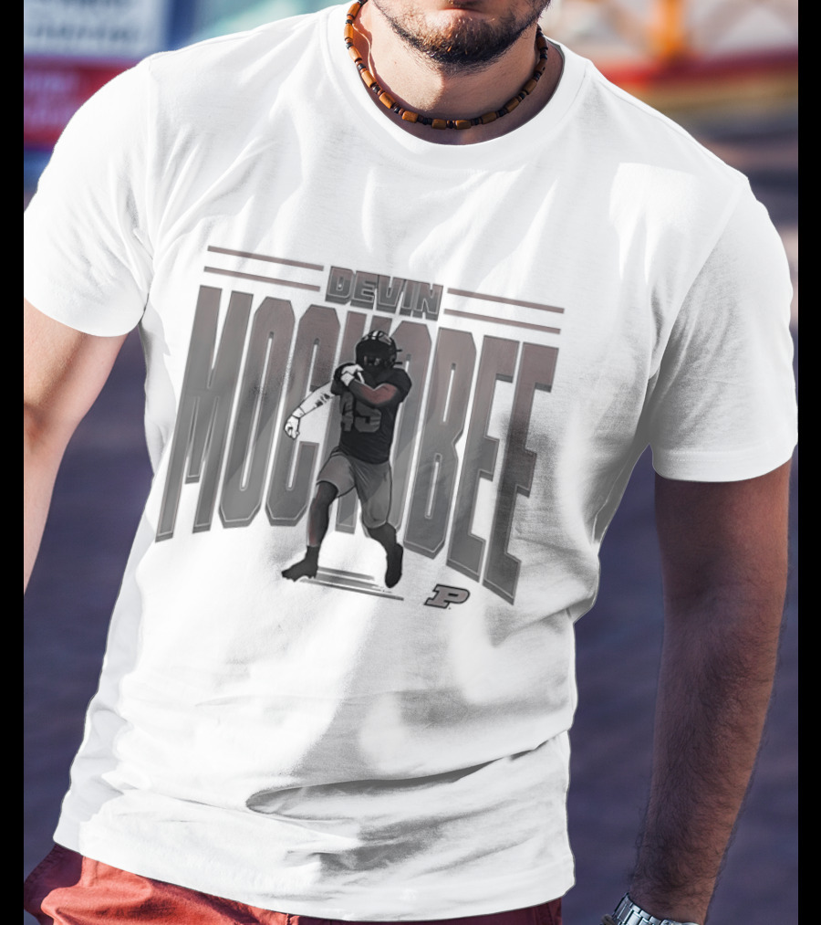 Purdue Boilermakers Football Devin Mockobee NCAA Caricature T-Shirt