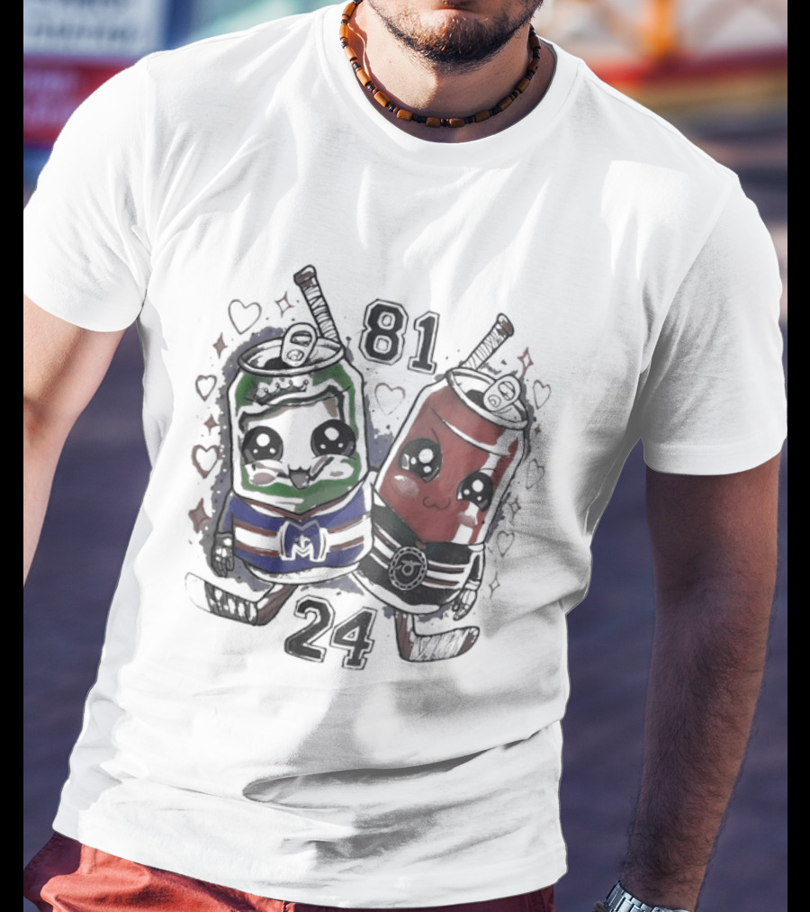 Heated Rivalry Tattoos Soda 81 24 Monster Red Bull T-Shirt