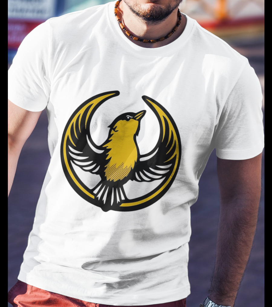 Rebel Goldfinch Alliance Starbird Emblem Bird T-Shirt