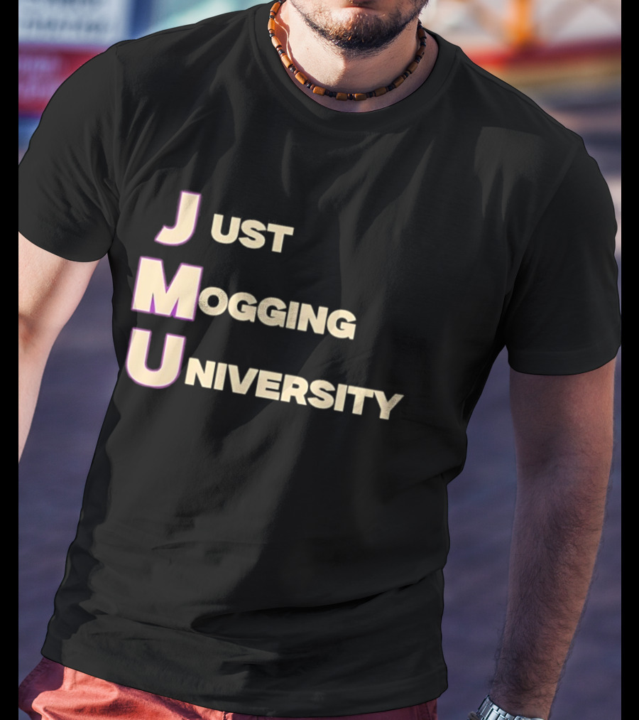 Just Mogging University JMU Football Fan Gear Collection T-Shirt