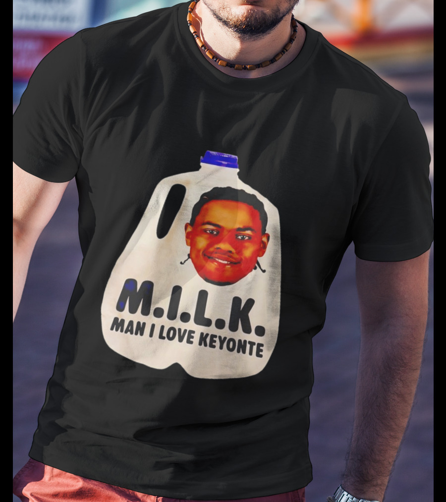 M.I.L.K Man I Love Keyonte George Fan T-Shirt