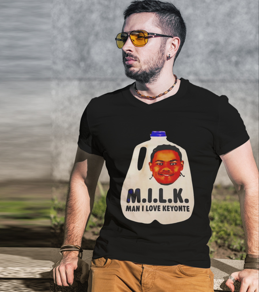 M.I.L.K Man I Love Keyonte George Fan T-Shirt