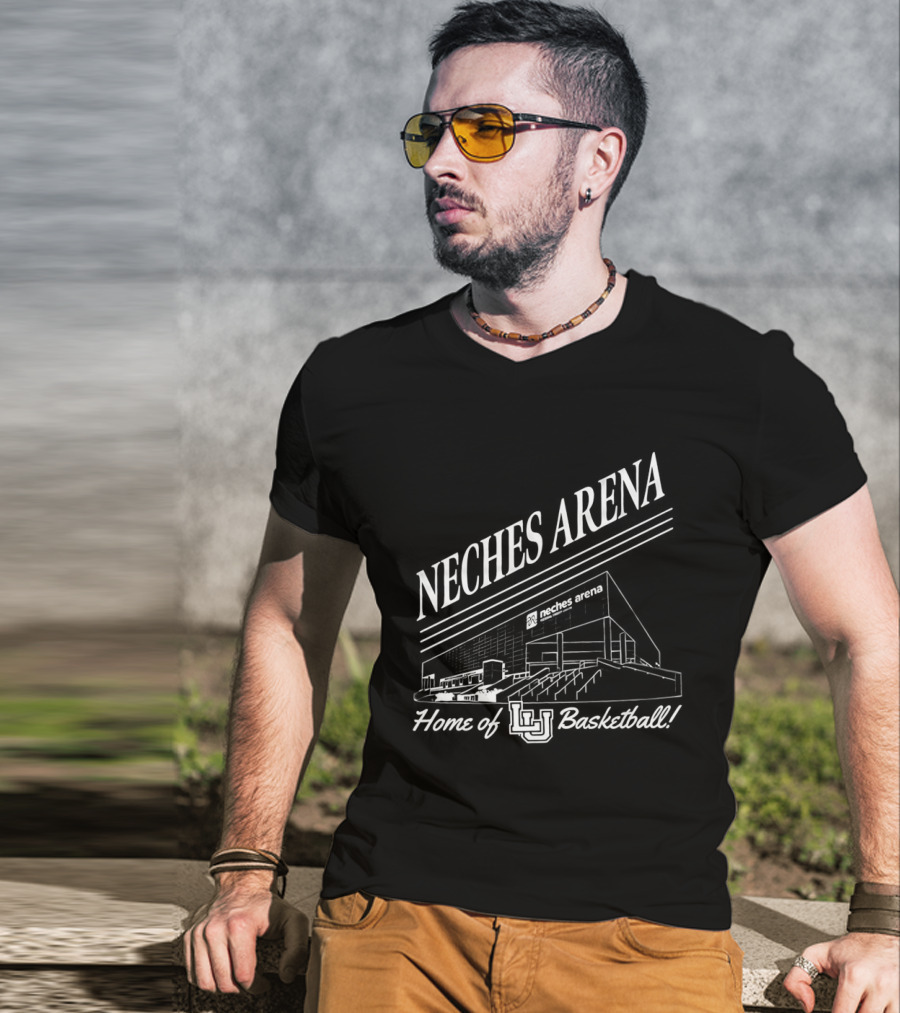 Neches Arena Home Of LU Basketball Lamar Cardinals T-Shirt