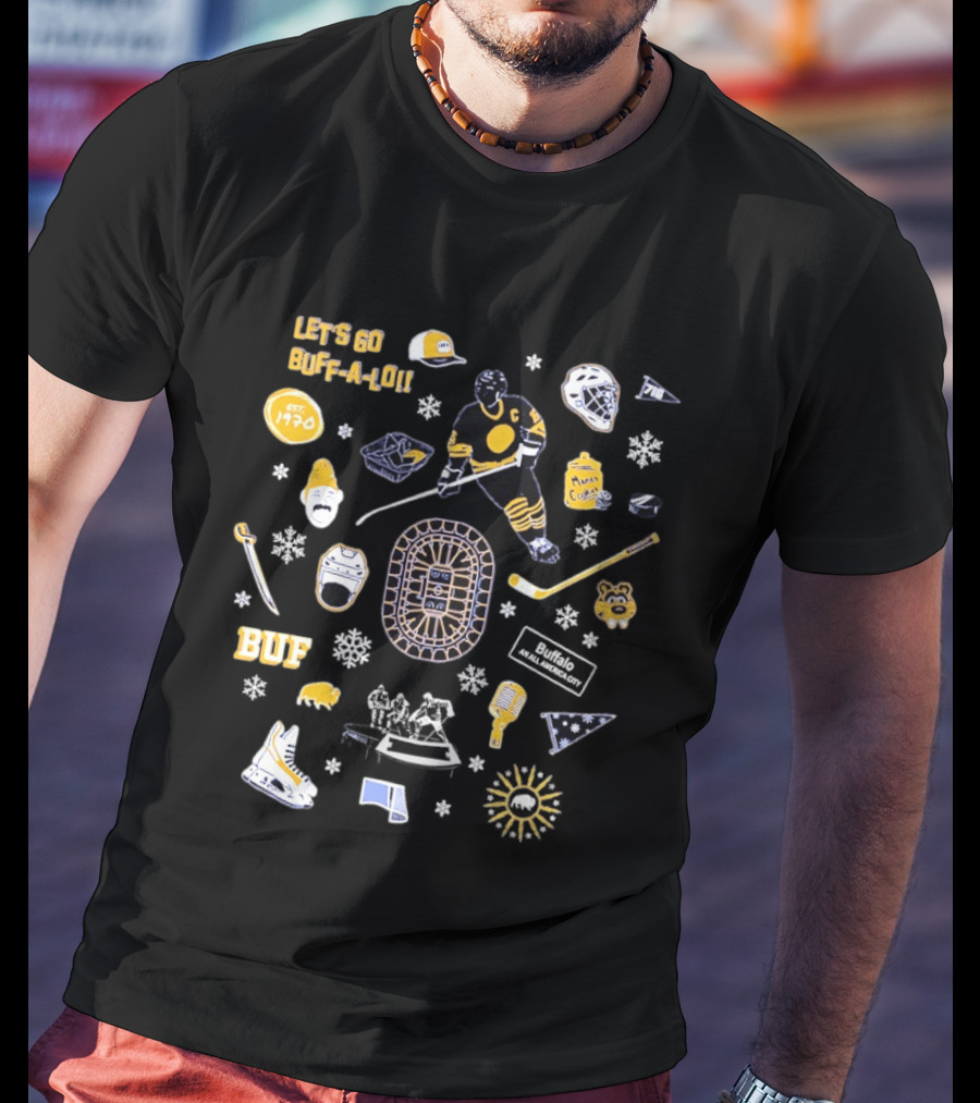 Let's Go Buffalo Sabers BUF A Lot Hockey Culture Since 1970 T-Shirt