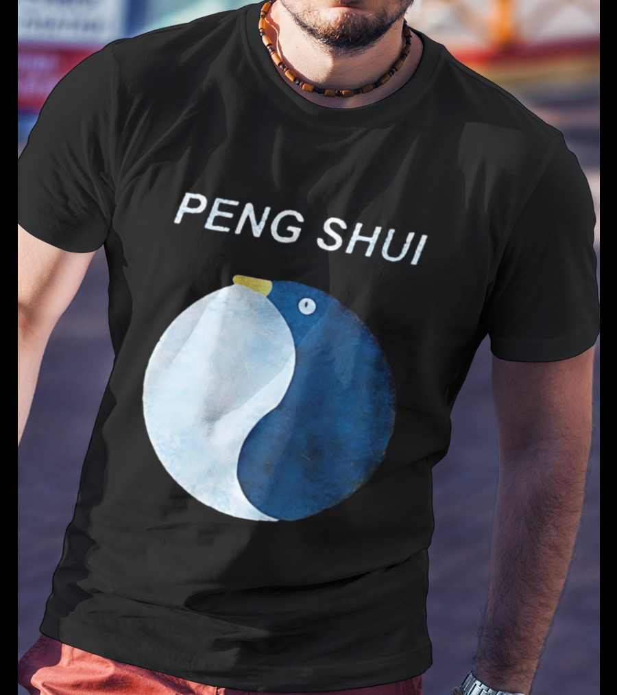 Peng Shui Feng Shui Penguin Yin Yang T-Shirt