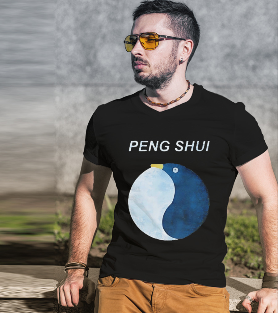 Peng Shui Feng Shui Penguin Yin Yang T-Shirt