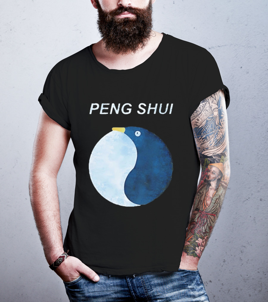 Peng Shui Feng Shui Penguin Yin Yang T-Shirt