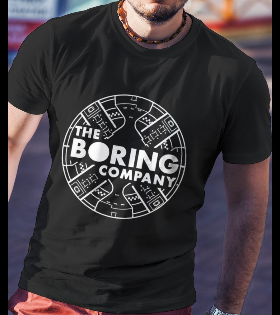 The Boring Company Urban Tunnel Blueprint T-Shirt