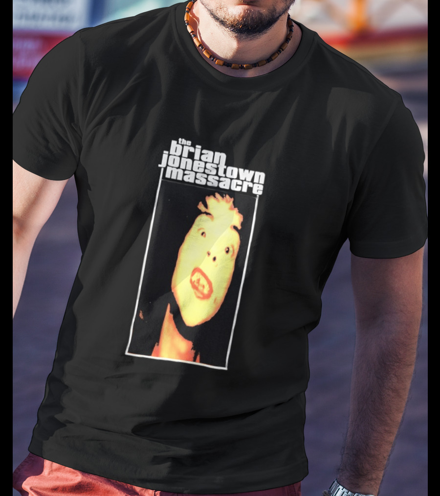 The Brian Jonestown Massacre Distorted Yellow Face T-Shirt