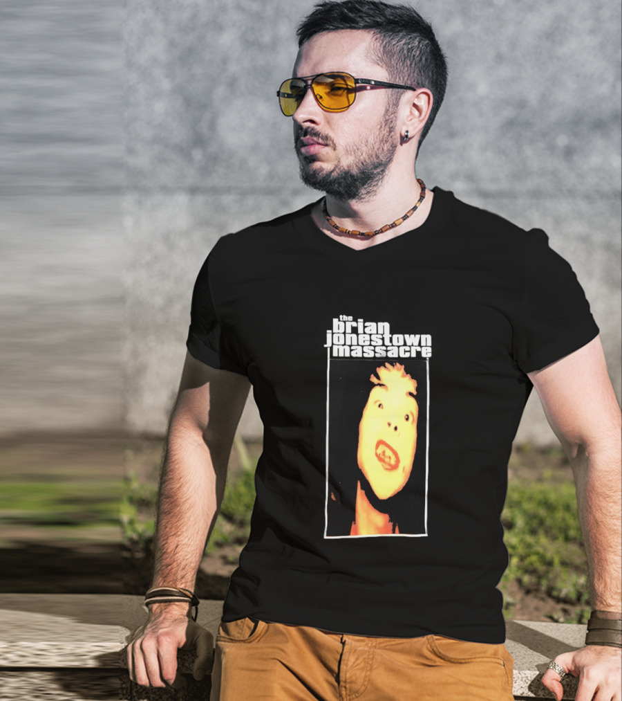 The Brian Jonestown Massacre Distorted Yellow Face T-Shirt