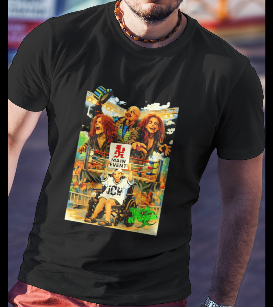 JCW Main Event Outbreak PT Undead Dreams Wrestling Ring Showdown T-Shirt