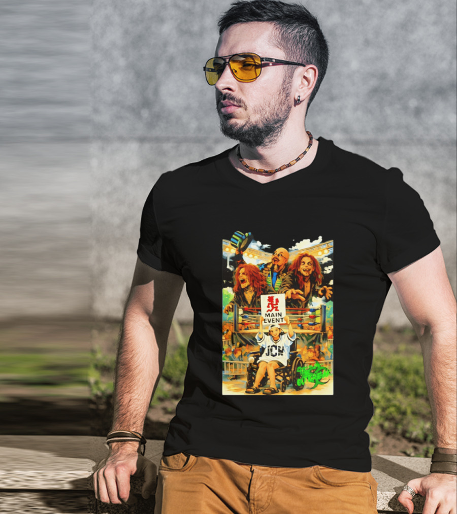 JCW Main Event Outbreak PT Undead Dreams Wrestling Ring Showdown T-Shirt