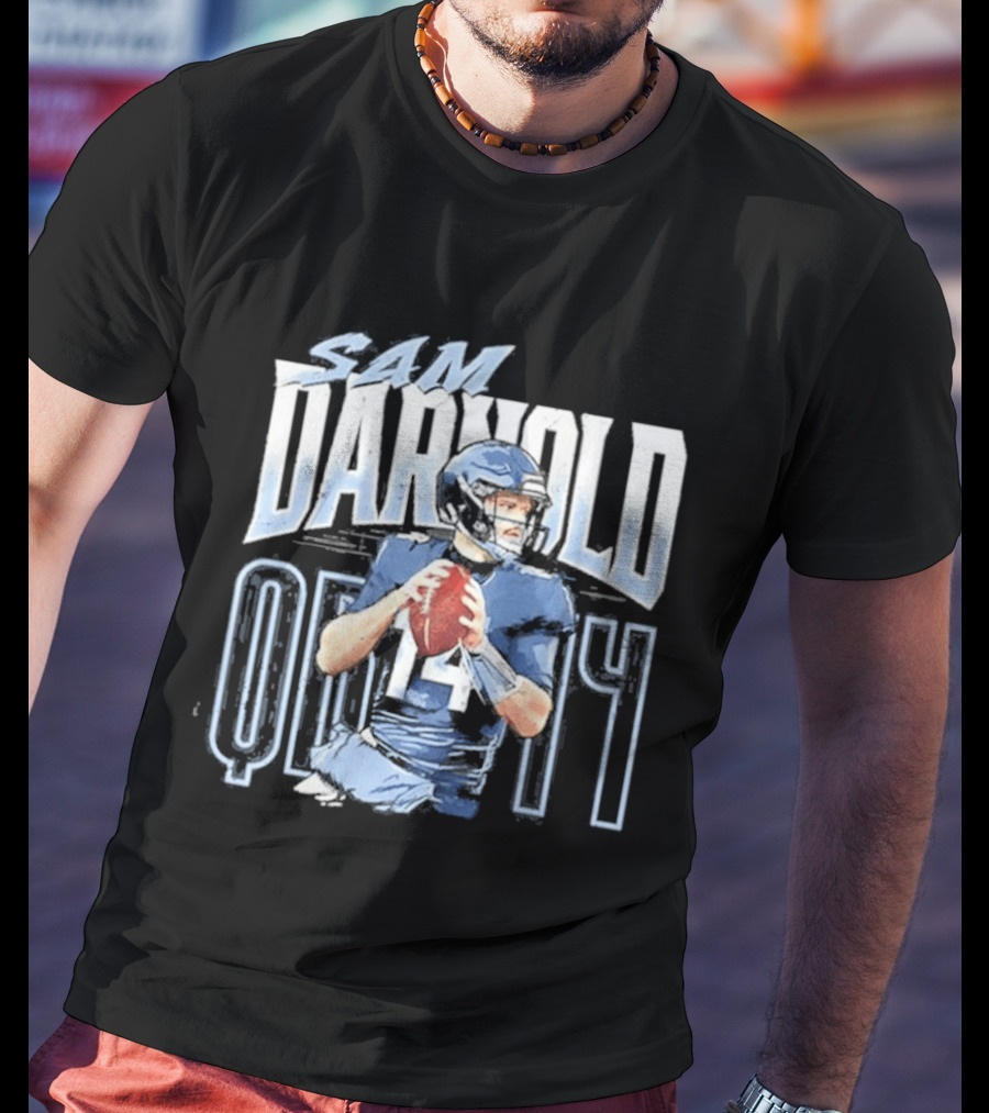 Sam Darnold Quarterback Number Four Football Seahawks T-Shirt