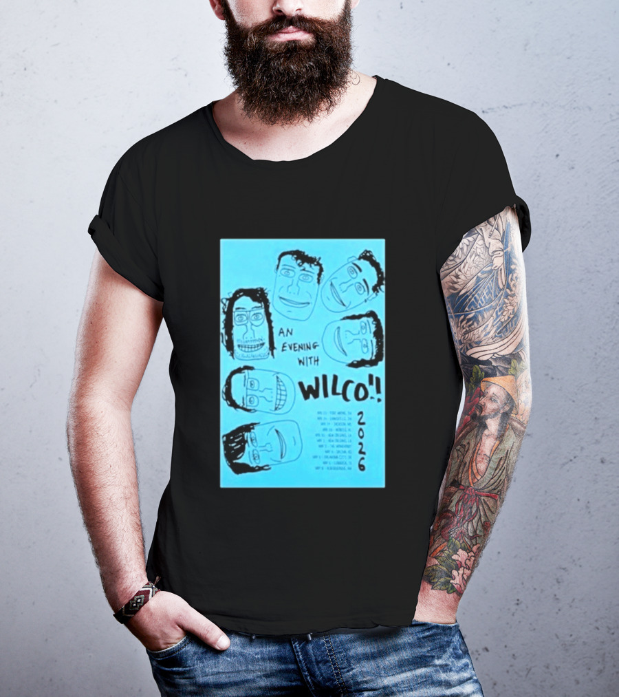 An Evening With Wilco 2026 Tour April & May T-Shirt
