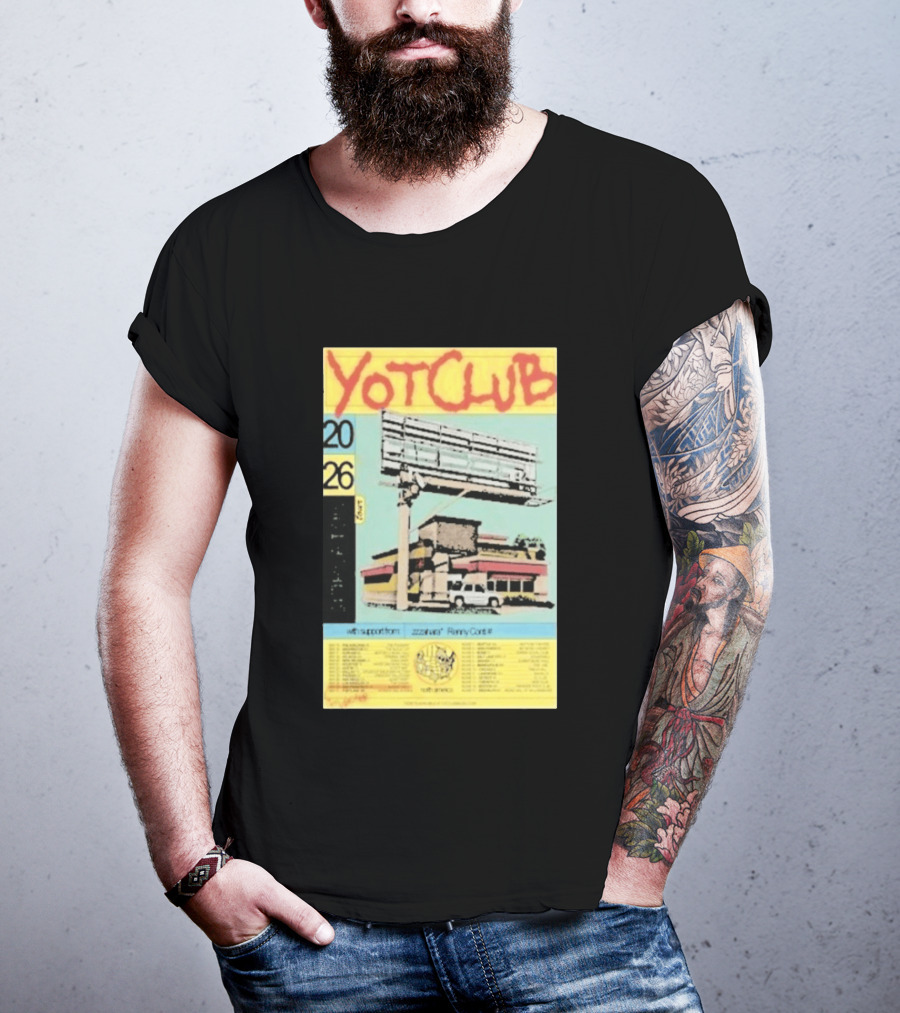 Yot Club 2026 Spring Tour North America Dates With Support From Zzzahara Remy Carr T-Shirt