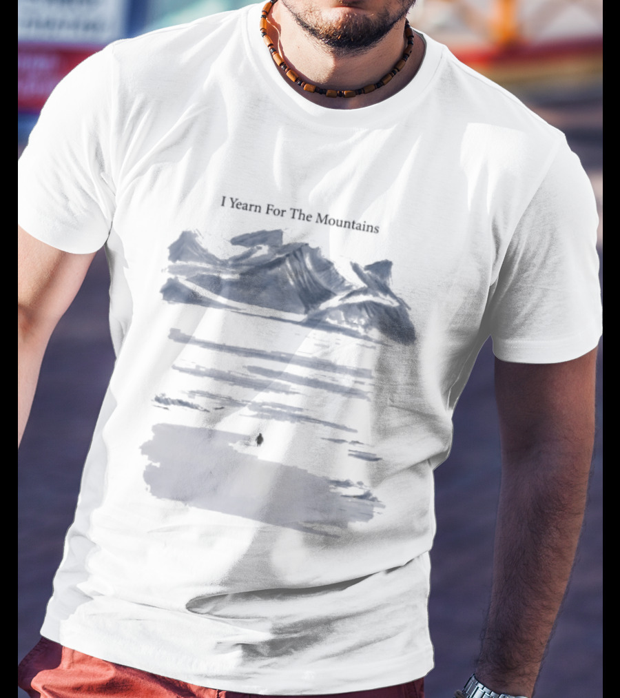 I Yearn For The Mountains Lonely Nihilistic Penguin Adventure T-Shirt