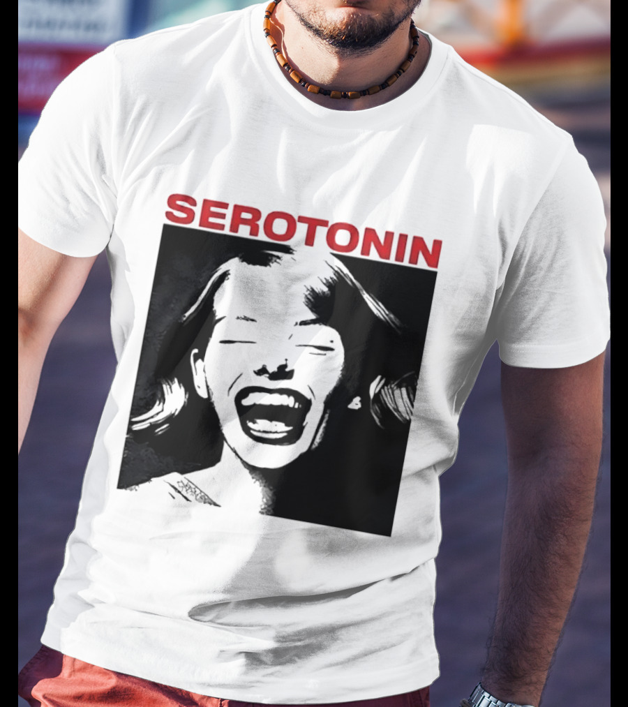 Joris Voorn Serotonin Bold Red Joyful Face T-Shirt