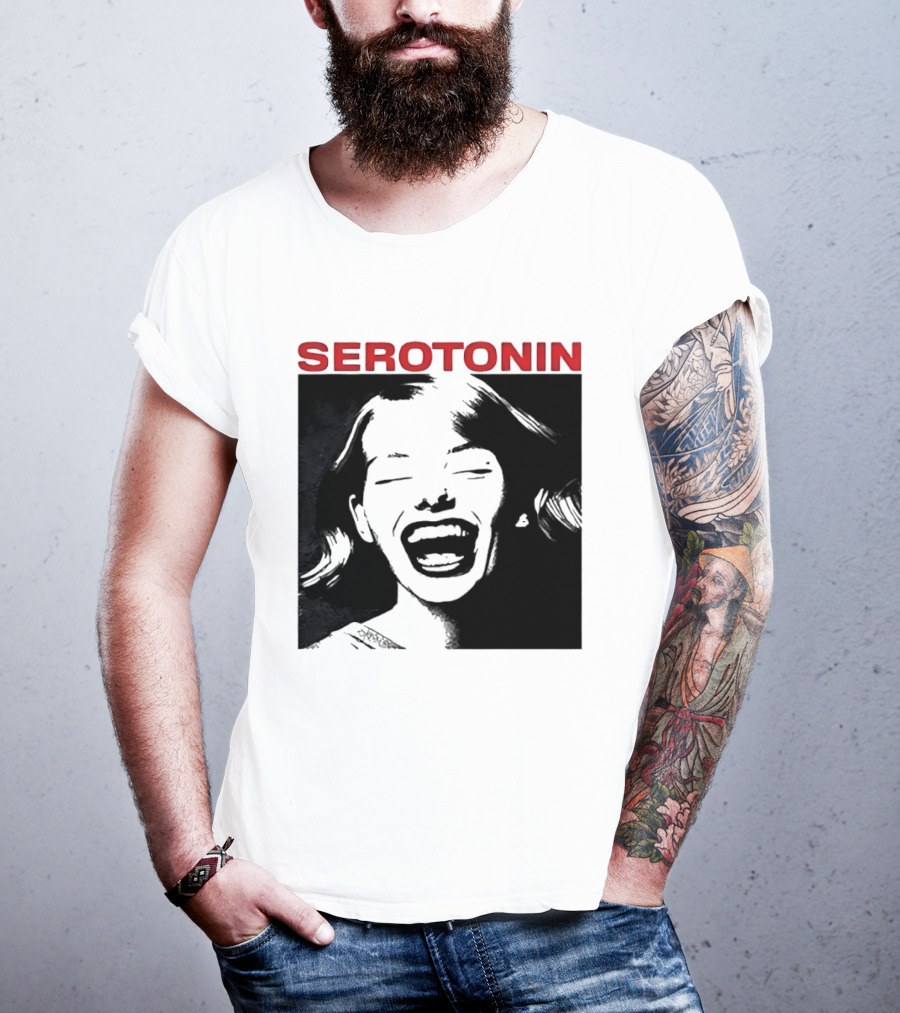 Joris Voorn Serotonin Bold Red Joyful Face T-Shirt