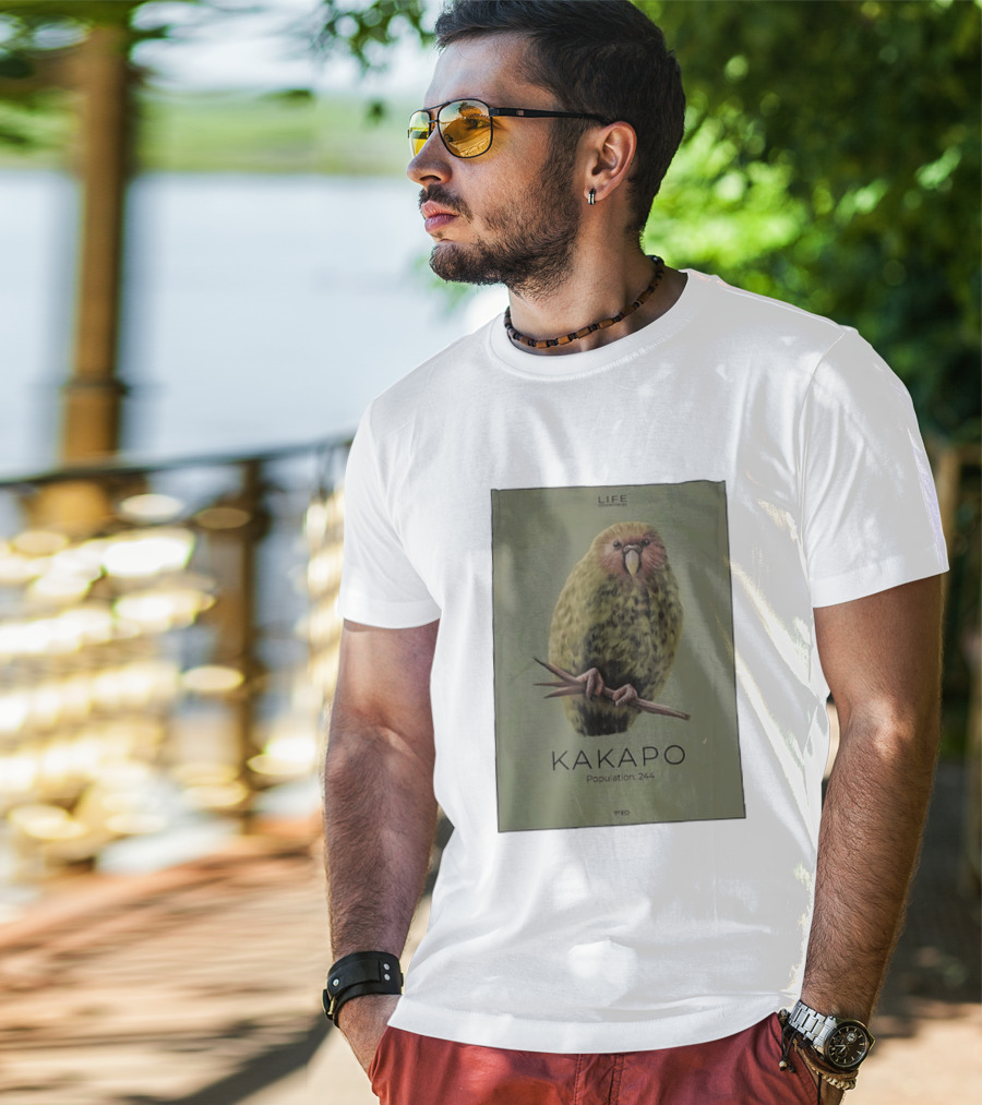 Life Conservation Kakapo Population 244 1st Edition T-Shirt