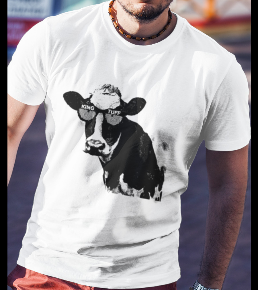 King Tuff X Ray Cow Illustration Holstein T-Shirt