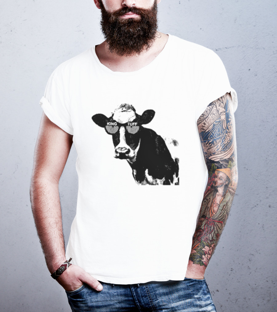 King Tuff X Ray Cow Illustration Holstein T-Shirt