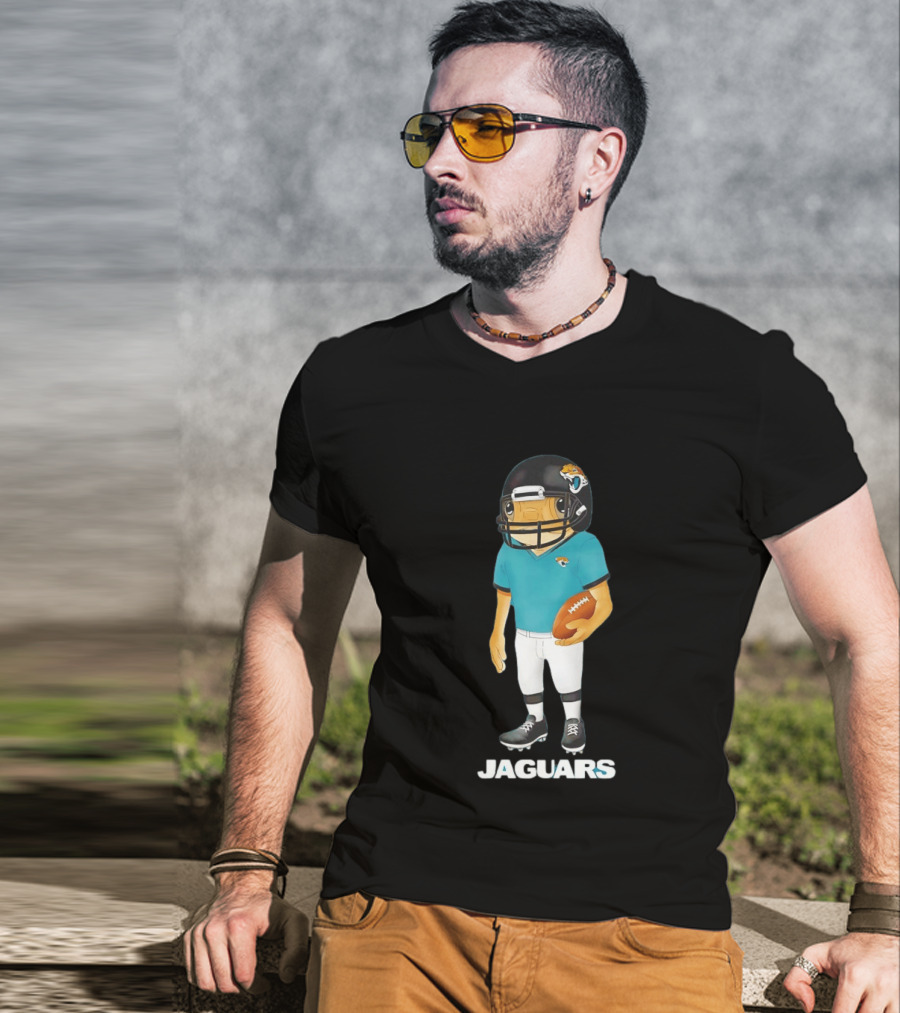 Bad Bunny Jacksonville Jaguars Concho Football Collaboration T-Shirt