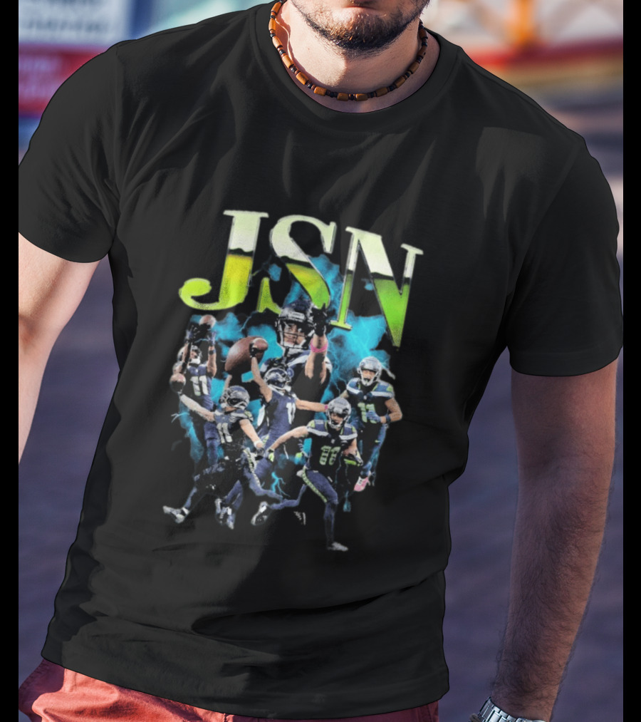 Jaxon Smith Njigba Seattle Seahawks JSN Football Highlights T-Shirt