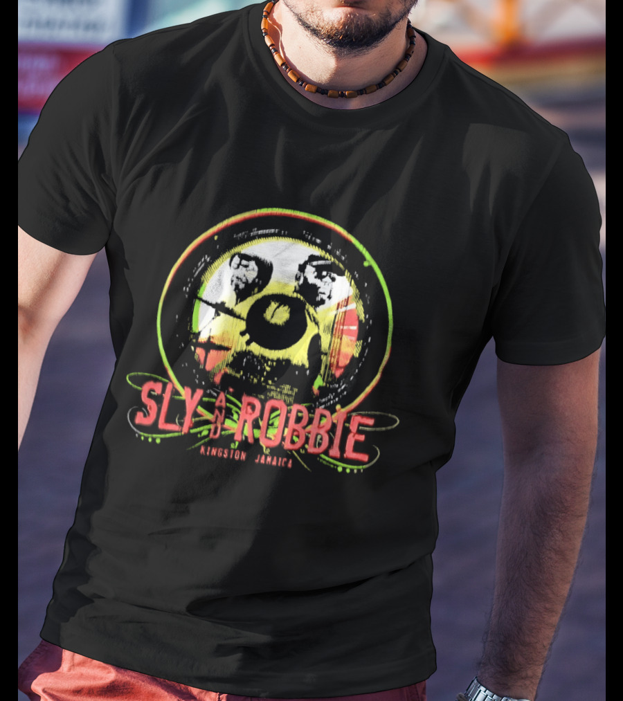 Sly And Robbie Iconic Kingston Jamaica Music Duo Reggae T-Shirt