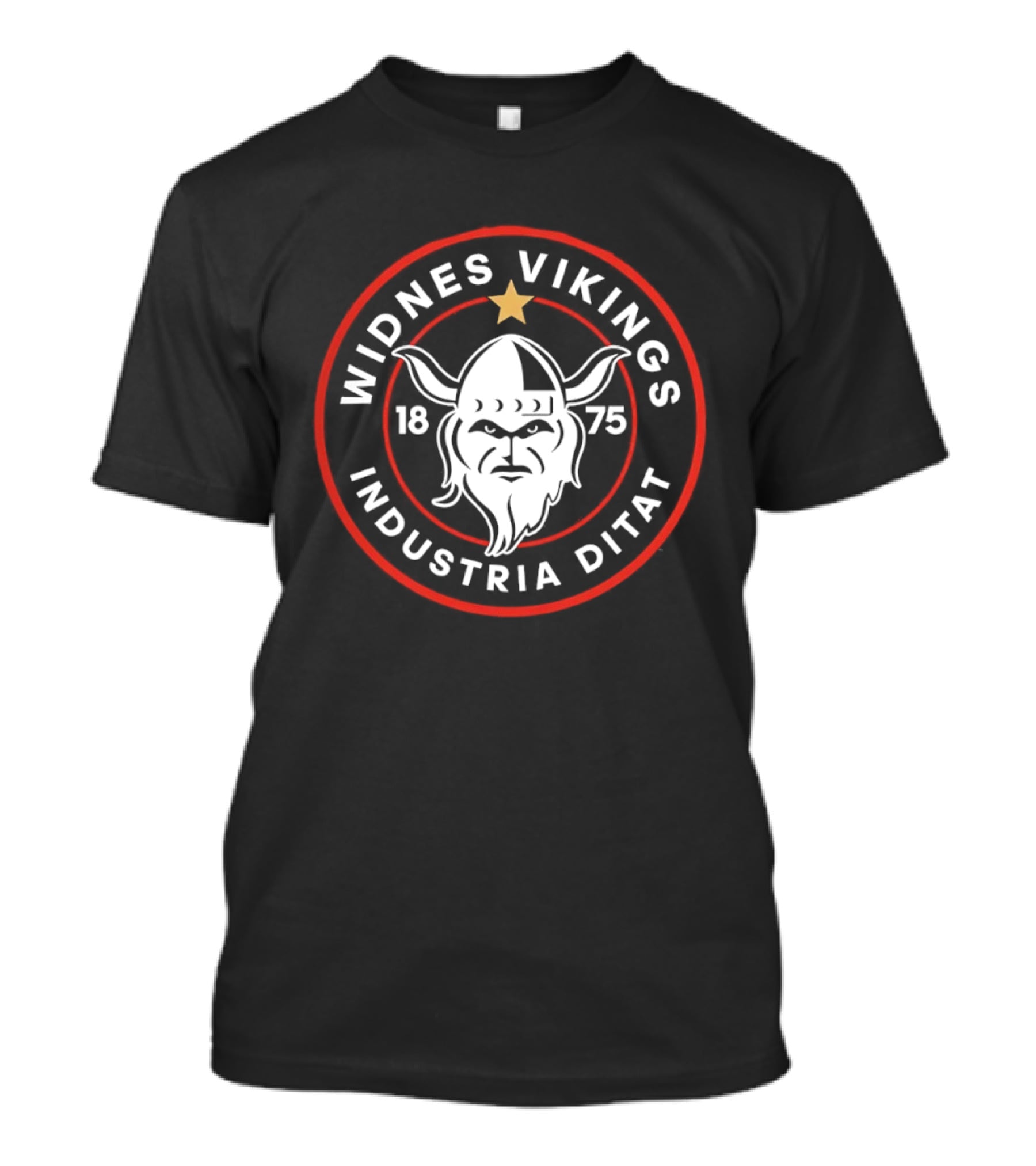Widnes Vikings 1975 Industria Ditat Viking T-Shirt