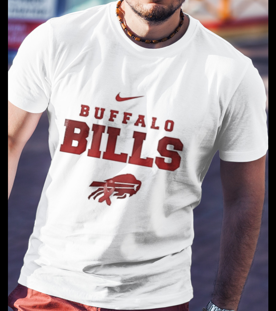 Buffalo Bills Nike Red February American Heart Month T-Shirt