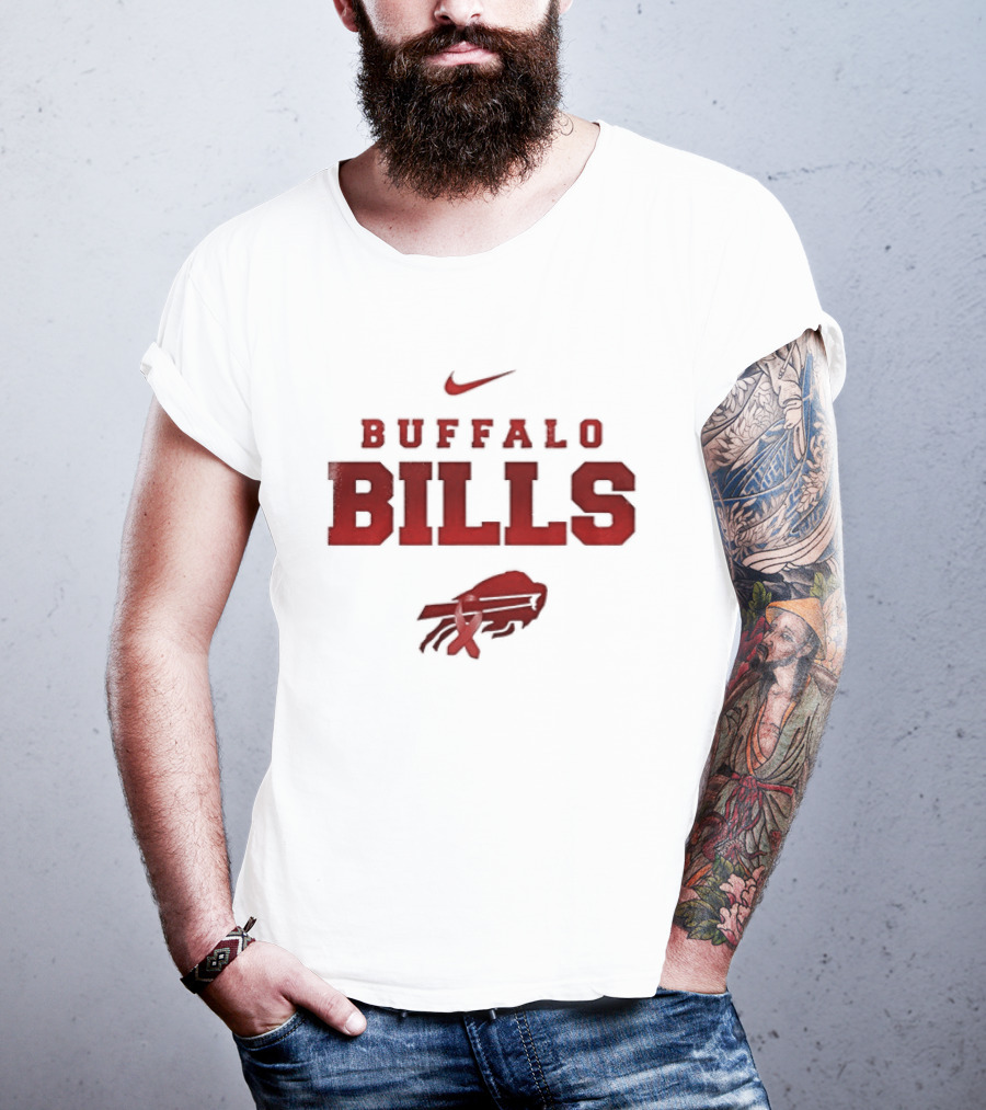 Buffalo Bills Nike Red February American Heart Month T-Shirt
