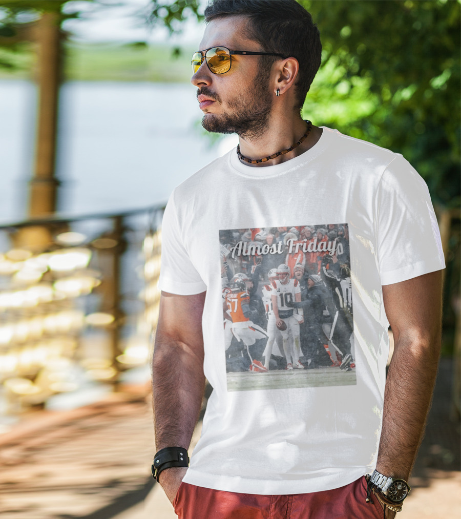 Almost Friday Snow Football Game T-Shirt