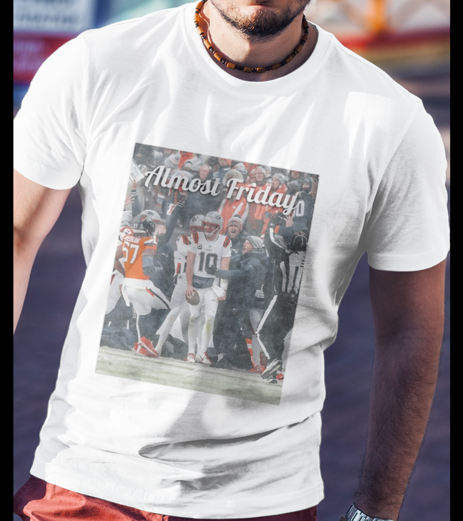 Almost Friday Snow Football Game T-Shirt