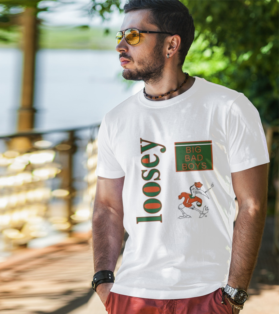 Big Bad Boys Loosey Miami Hurricanes T-Shirt