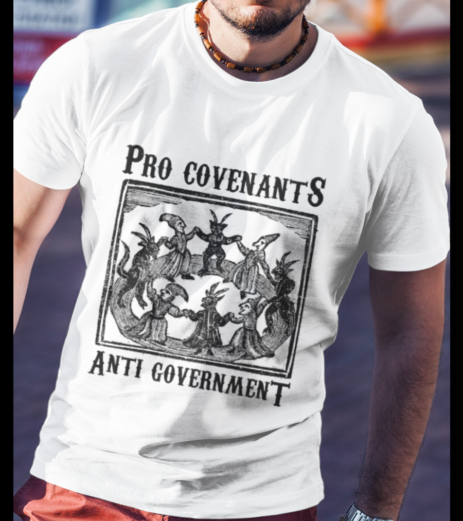 Pro Covenants Anti Government Silhouette Group T-Shirt