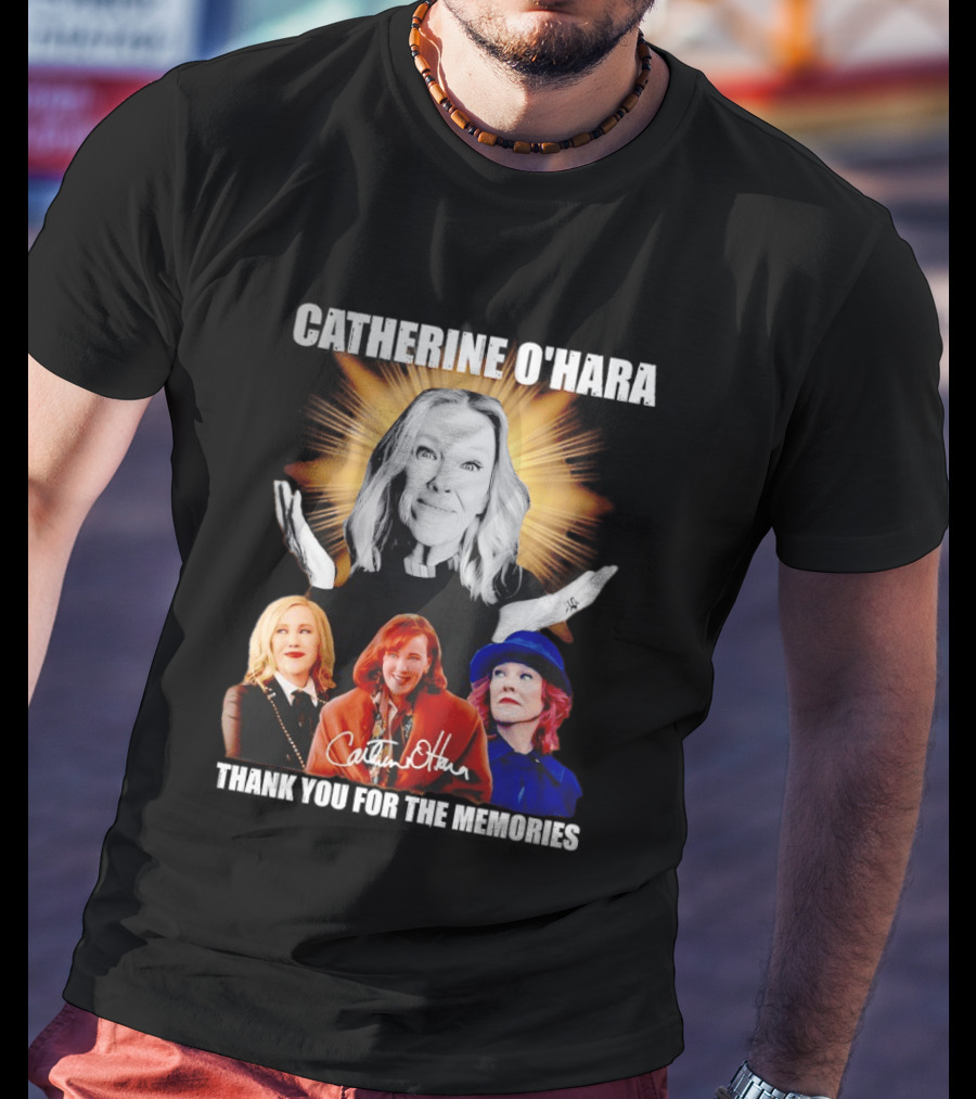 Catherine O'Hara Thank You For The Memories Iconic Roles Signature T-Shirt
