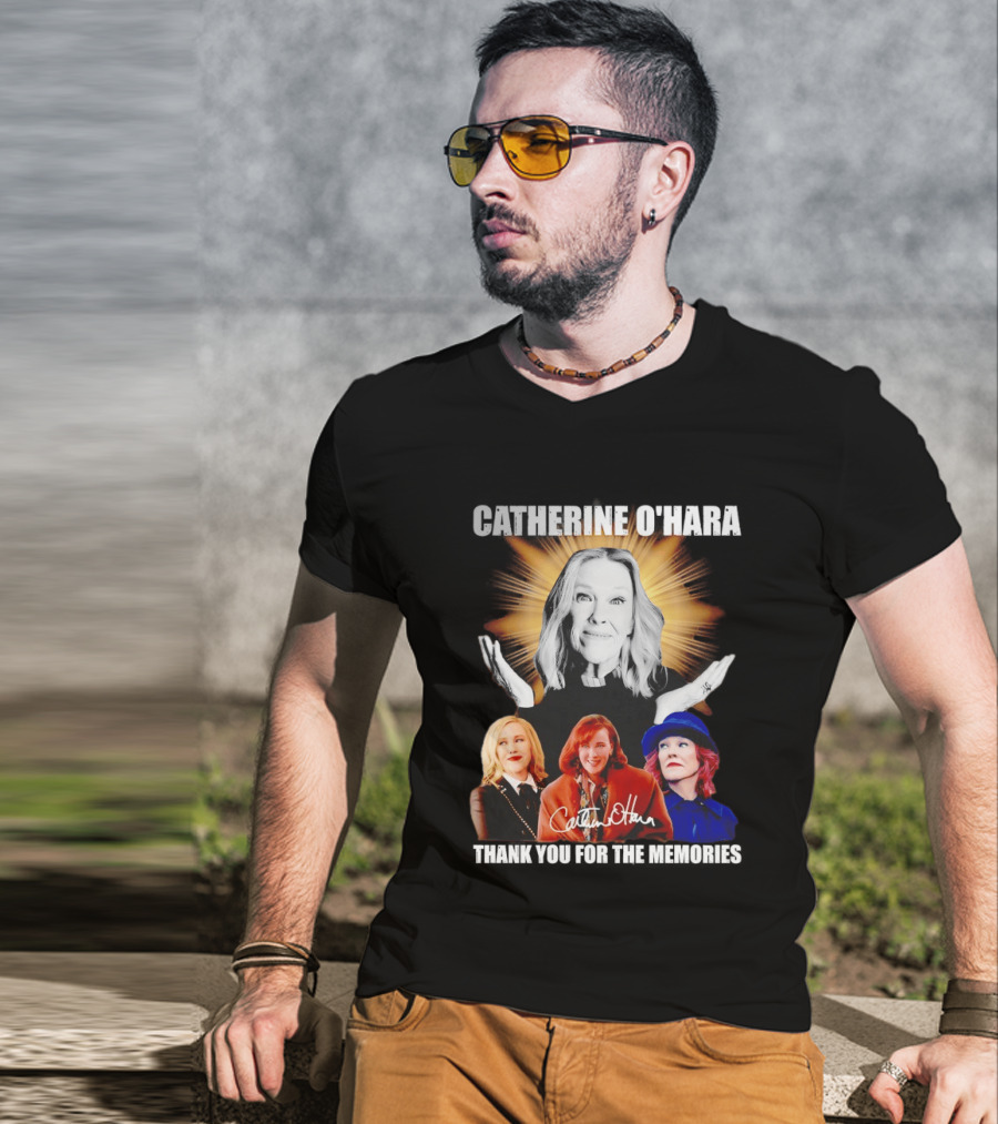 Catherine O'Hara Thank You For The Memories Iconic Roles Signature T-Shirt