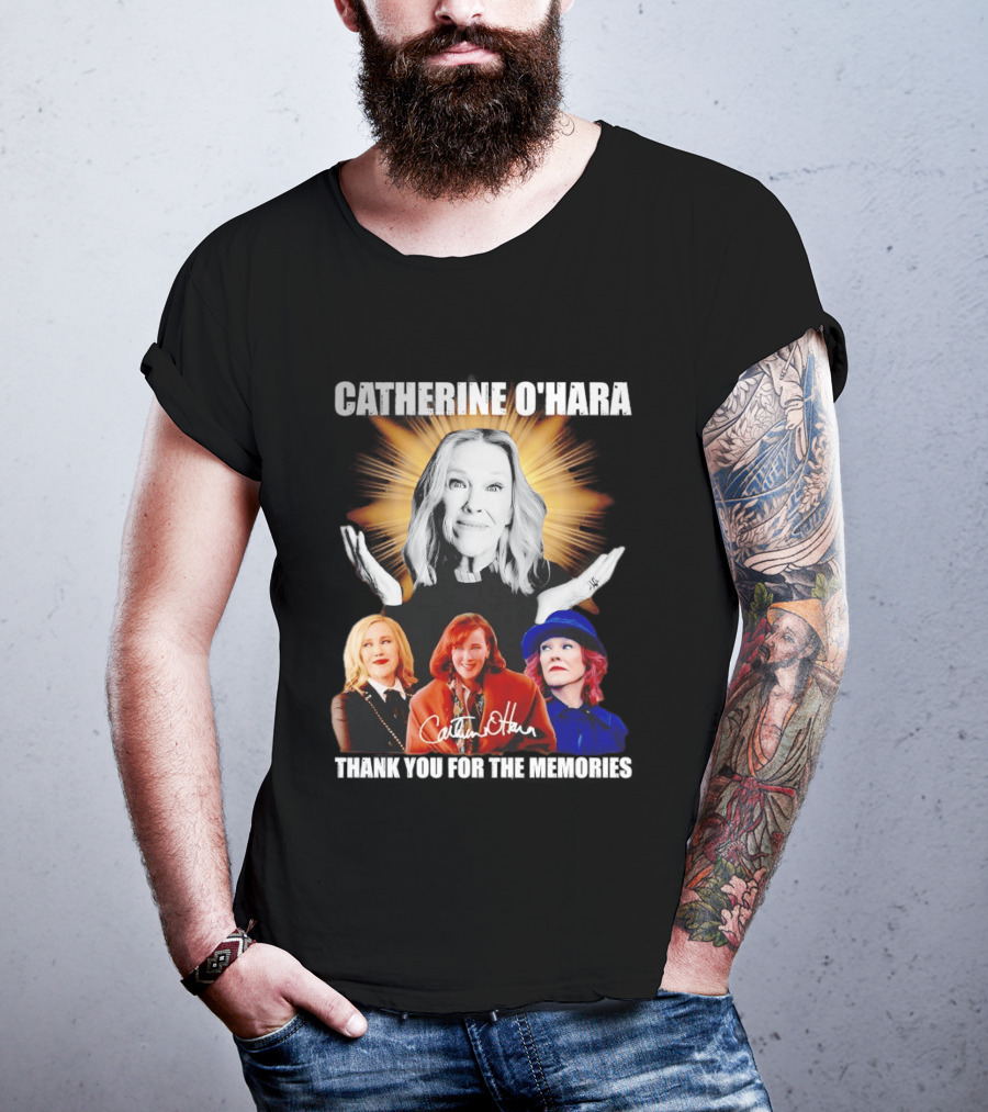 Catherine O'Hara Thank You For The Memories Iconic Roles Signature T-Shirt