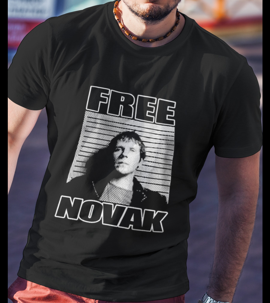 Free Novak Tennis Star Fan Support T-Shirt