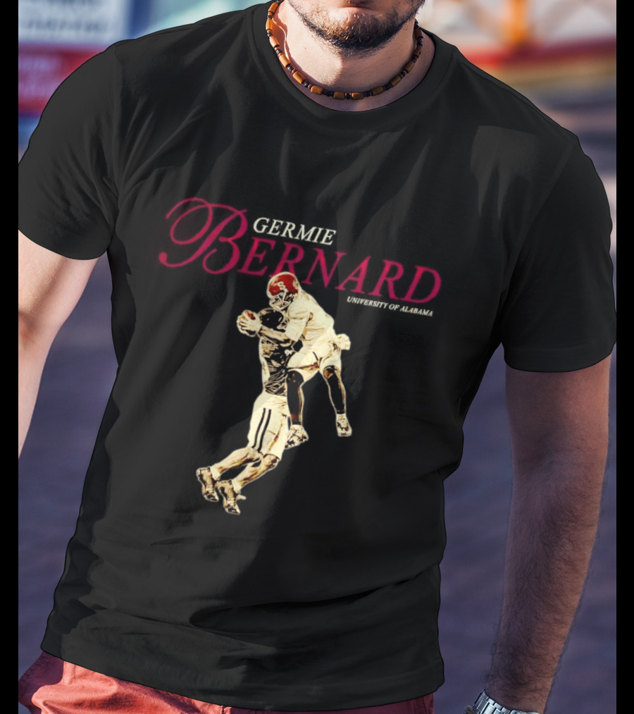 Germie Bernard Alabama NCAA Football Iconic Catch Year T-Shirt