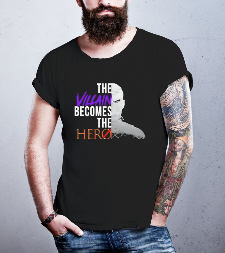 The Villain Becomes The Hero Manga Inspired Transformation T-Shirt