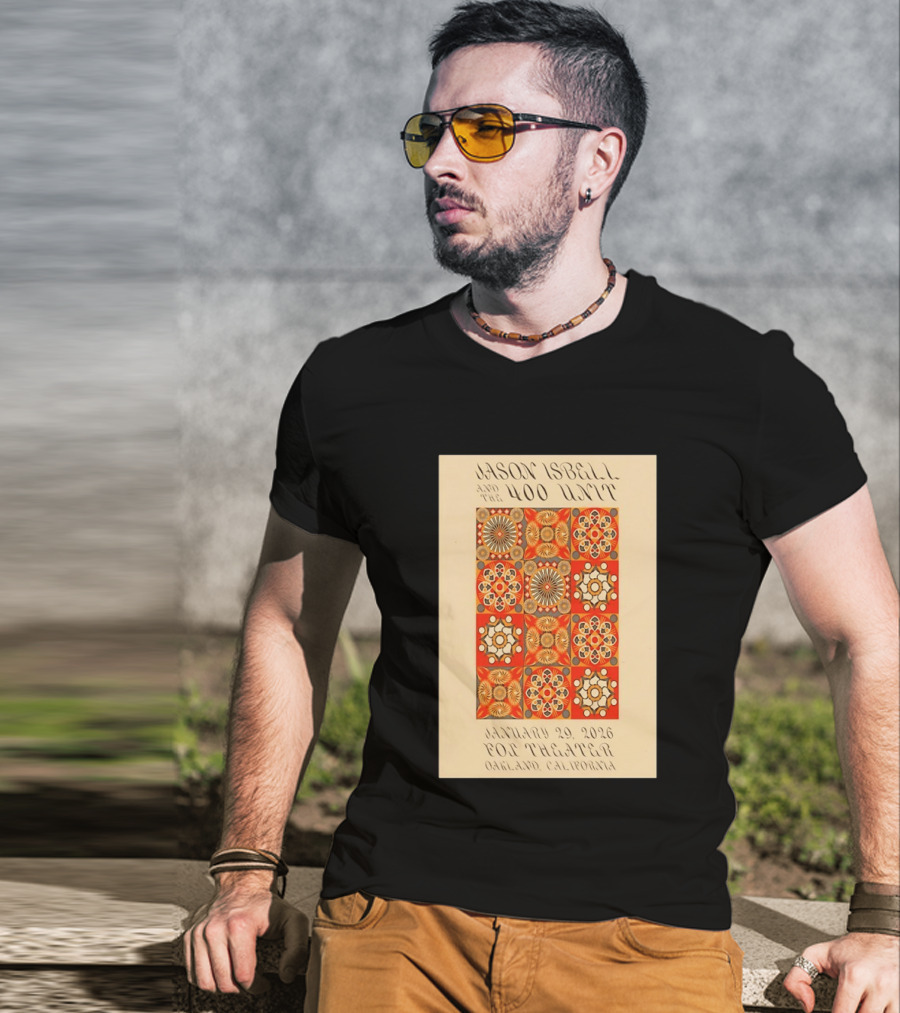 Jason Isbell And The 400 Unit January 29 2026 Fox Theater Oakland California T-Shirt