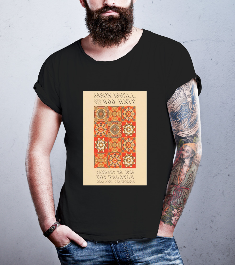 Jason Isbell And The 400 Unit January 29 2026 Fox Theater Oakland California T-Shirt
