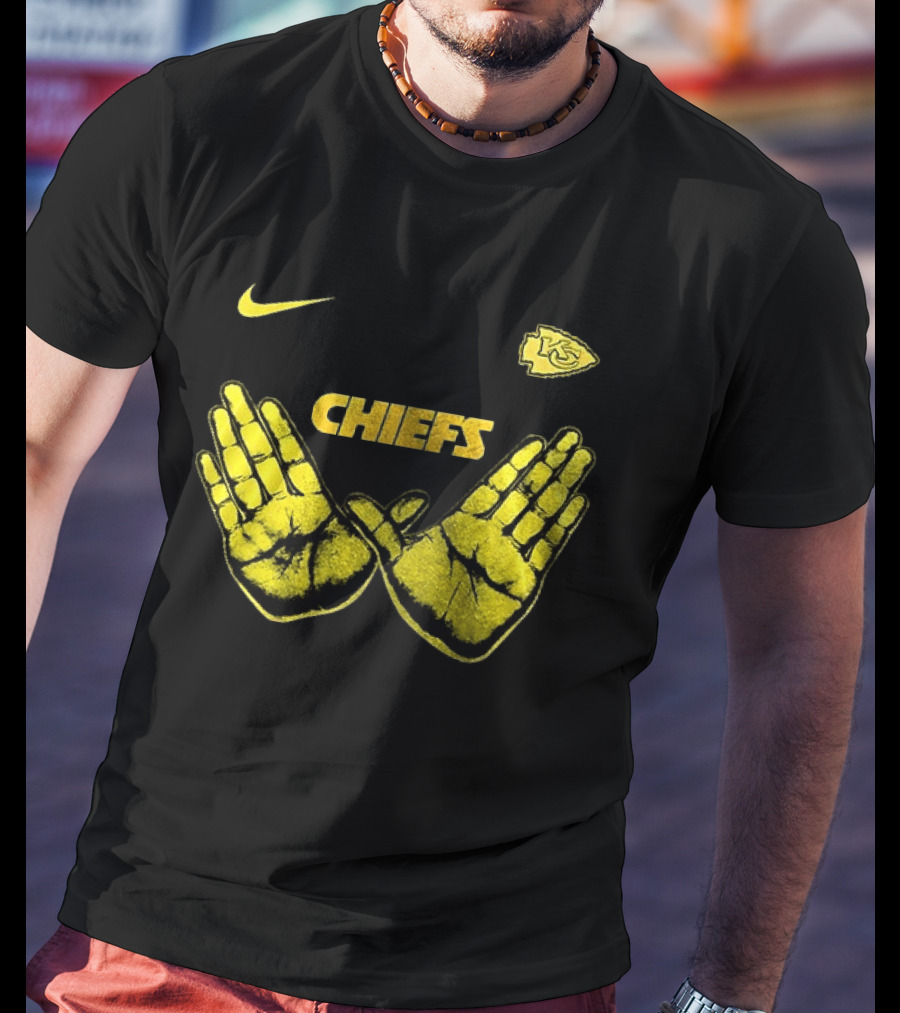 Kansas City Chiefs Wu Tang Clan Hand Sign Nike Chiefs T-Shirt