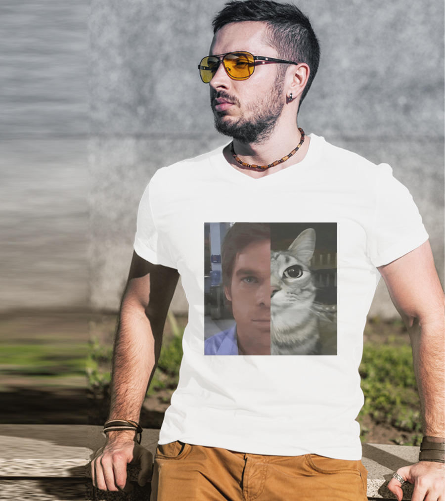 Half Human Half Cat T-Shirt