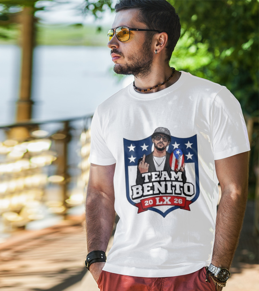 Team Benito Bad Bunny 20 LX 26 American Football T-Shirt